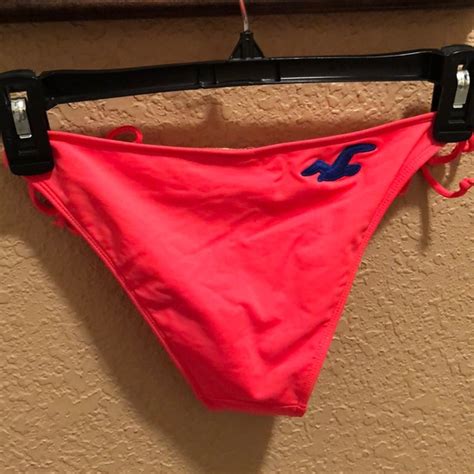 Hollister Swim Nwot Hollister Original Vintage Side Tie Bikini Swimsuit Bottoms Bright