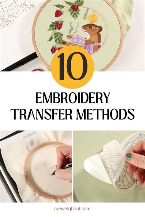 10 Easy Ways To Transfer Embroidery Patterns To Fabric