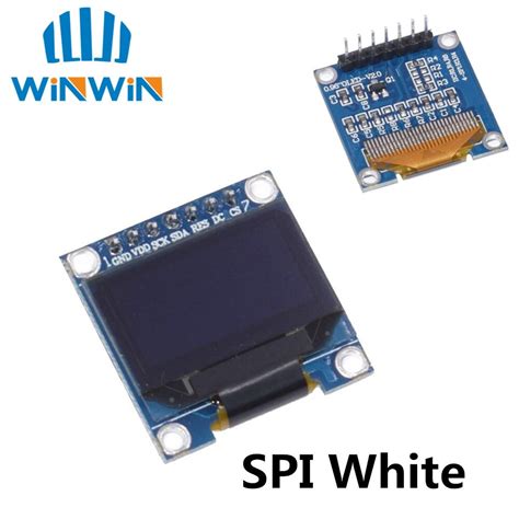 Pinspi Blanco M Dulo De Pantalla Lcd Oled Para Arduino M Dulo Spi