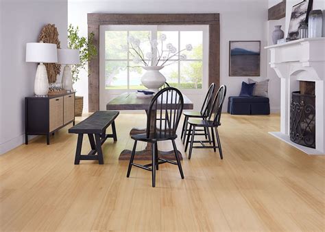 CoreLuxe XD 7mm Minnesota Maple w/pad Waterproof Rigid Vinyl Plank Flooring 9.53 in. Wide x 60 ...