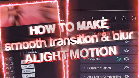 How To Make Smooth Badass Shake Transition Alight Motion