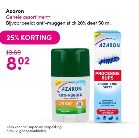 Azaron Insectenbeet Folder Aanbieding Bij Da Details