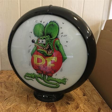 Gas Pump Globe Rat Fink Garage Signs Men Gifts For Him Gas Pump