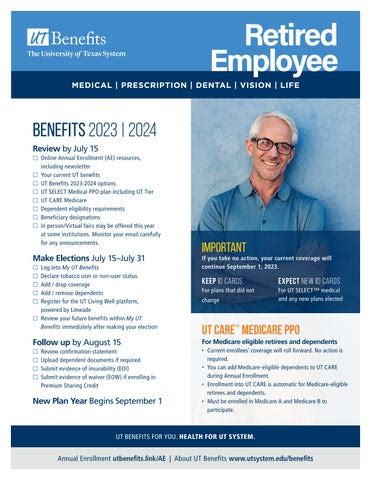 Annual Enrollment Resources Guide For Employees By Ut System