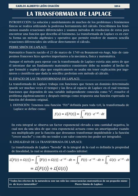 PDF Transformada De Laplace DOKUMEN TIPS