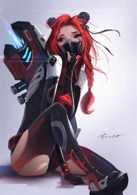 Fengwei Cui Cyberpunk Anime Cyberpunk Art Cyberpunk Girl