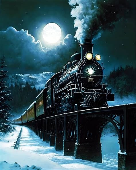 The Polar Express Movie Poster Polar Express Train Christmas Movie