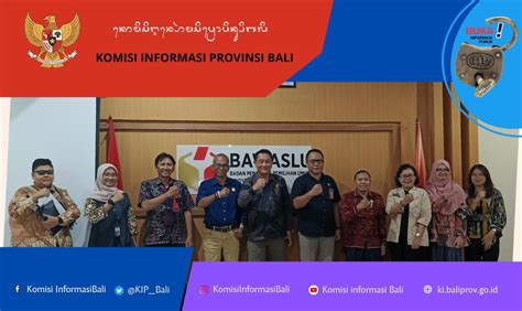 KI Pusat Dan KI Bali Melaksanakan Visitasi Ke Bawaslu Provinsi Bali