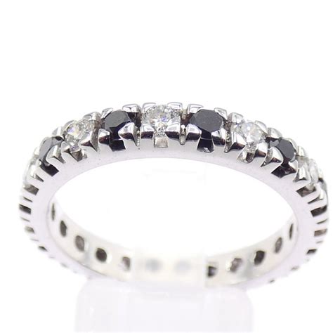 Quilates Oro Blanco Anillo Ct Diamantes Catawiki