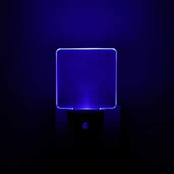 KINUR Blue Night Light 2 Pack LED Night Lights Plug Into Wall With Dusk