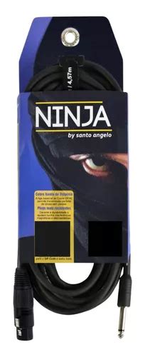 Cabo P10 mono X Xlr fêmea Hg Santo Ângelo Ninja 3 05m MercadoLivre