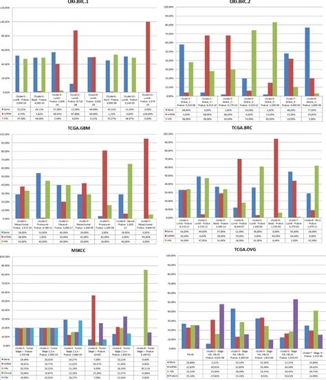 Multi View Clusters Statistics For Each Cluster Class Label The