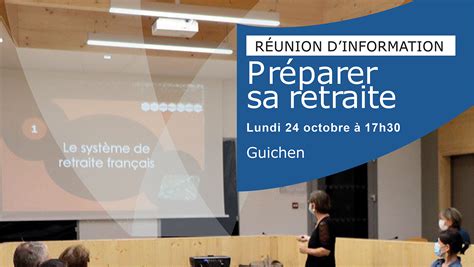 Réunion d information préparer sa retraite