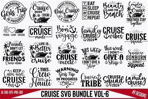 Cruise Svg Bundle Vol 6 Bundle · Creative Fabrica