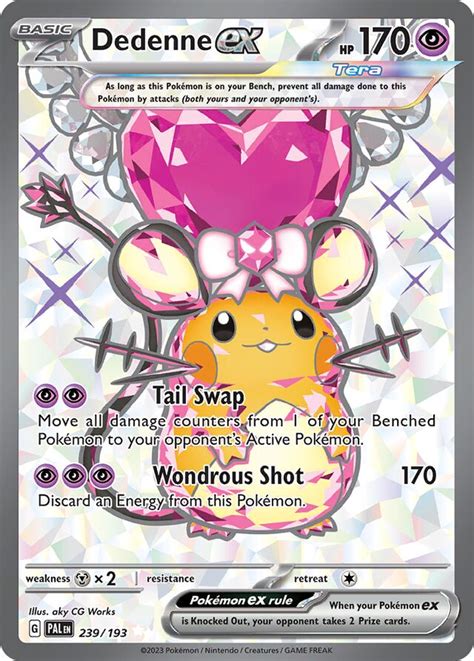 Dedenne Ex Paldea Evolved 239 193 International TCG TCG Collector