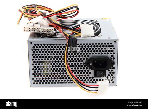 computer power case isolated on the white background Stock Photo - Alamy