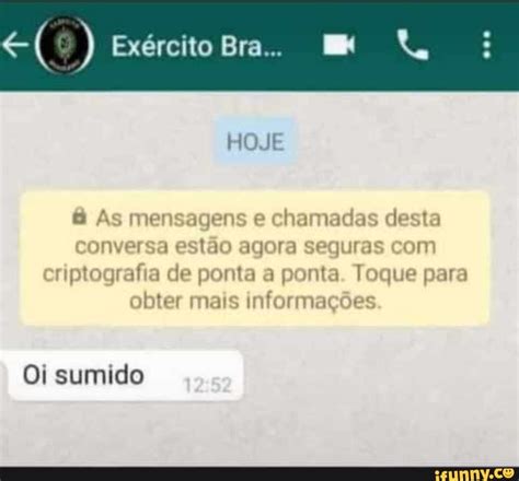 E Ex Rcito Bra Hoje As Mensagens E Chamadas Desta Conversa