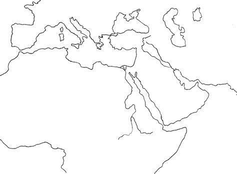Blank Map Of Europe And Asia Map