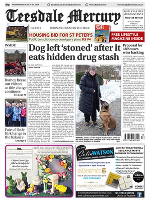 Whats Inside This Weeks Teesdale Mercury News Teesdale Mercury