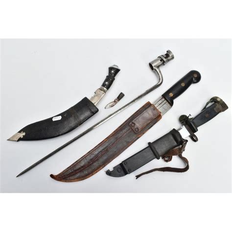 SELECTION OF MILITARY BAYONETS KNIVES As Follows A Russian Barnebys