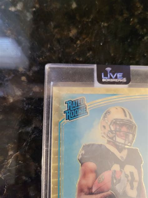 Trequan Smith 2018 Donruss Optic Rated Rookie 11 Auto Gold Vinyl