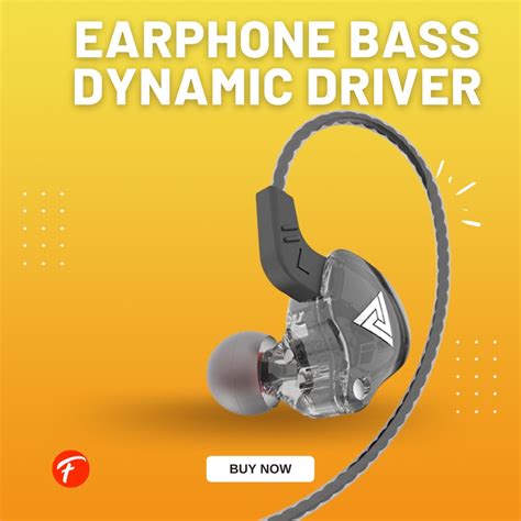 Jual Qkz Hifi Earphone Bass Dynamic Driver With Mic Qkz Ak6 Black