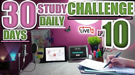 Study With Me Live Stream Days Of Neet Study Challenge With Me