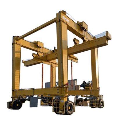 Tyred Gantry Crane Tyre Mounted Mobile Gantry Crane Rubber Rail Mounted