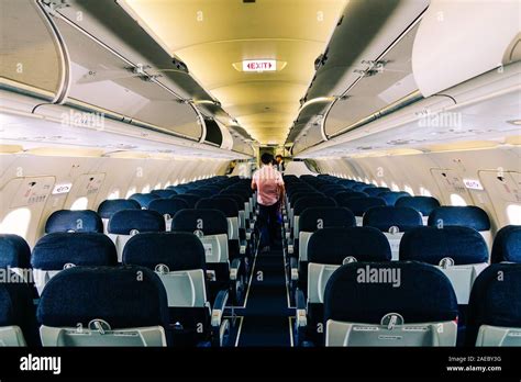 Saigon Vietnam May Interior Of A Fly One Vietjet Air