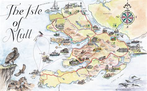 Isle Of Mull Map | Color 2018