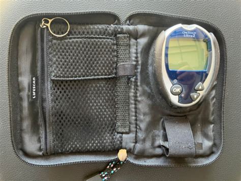 One Touch Ultra Blood Glucose Meter Monitor Glucometer With Carrying