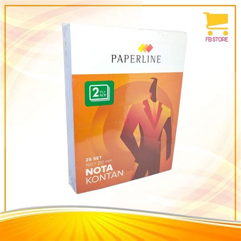 Jual Nota Kontan Paperline NCR 2 Ply Besar 160 X 210mm Per Pak 10 Pcs