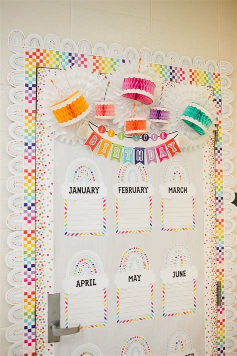 Classroom Birthday Bulletin Board Sets – Schoolgirl Style