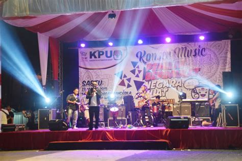 Kpu Kobar Gelar Konser Musik Pembukaan Masa Kampanye Terbuka