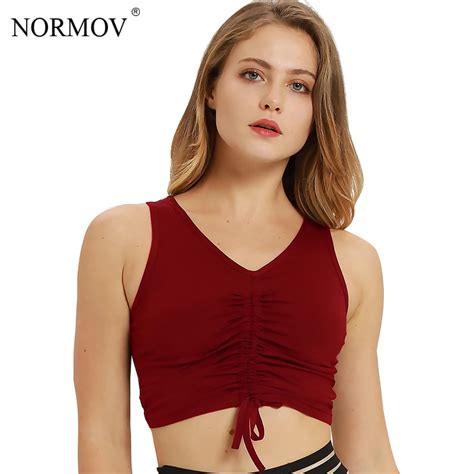 Normov Underwear Women Bra Crop Top Women Sports Bras Pink Sexy Push Up