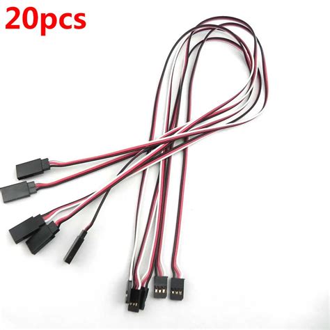 New Pcs Mm Cm Servo Extension Lead Wire Cord Cable For Rc