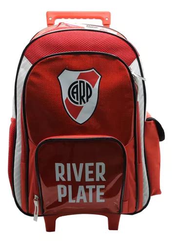 Mochila Con Carro Pulg River Plate Licencia Original