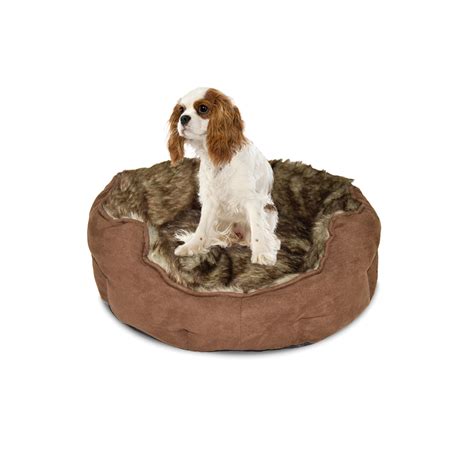 luxury faux fur sofa cute funny bolster small large soft dog crate pet