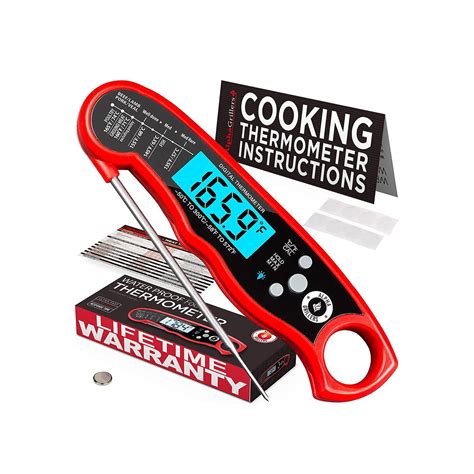 Buy Alpha Grillers Instant Read Meat Thermometer For Grill And Cooking