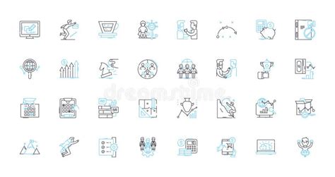 Conjunto De Iconos Lineales De Figuras Y Diagramas Gr Ficos Gr Ficos