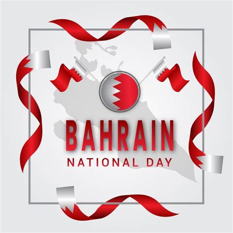 Premium Vector National Day Bahrain Vector And Illustration Stock