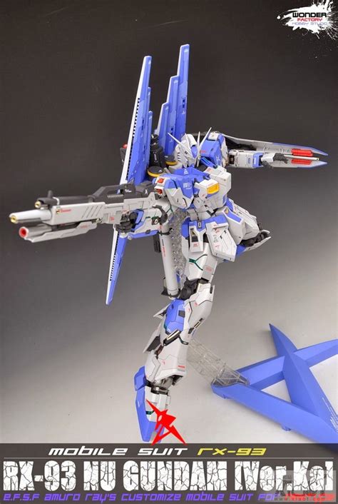 Mg 1 100 Rx 93 Nu Gundam Ver Ka Hi Nu Color Customized Build Artofit