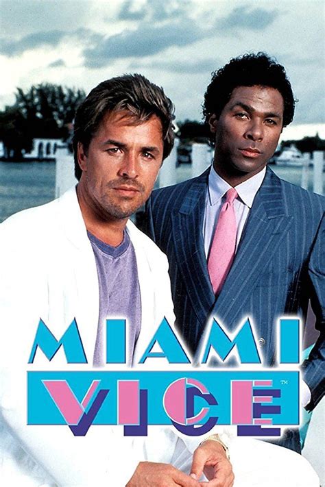 Don Johnson And Philip Michael Thomas In Miami Vice 1984 Miami Vice