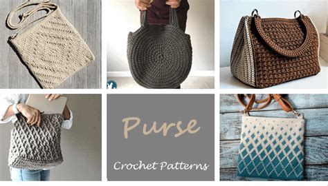 31 Purse Crochet Patterns Make A Handbag Or Tote A More Crafty Life