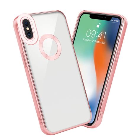 Iphone X Xs Silikondeksel Krom Case Gjennomsiktig Elkj P Elkj P