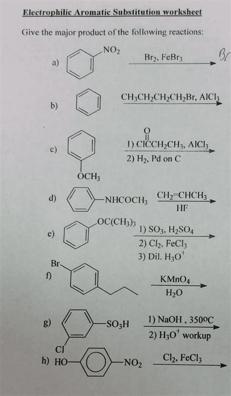 Draw The Structure Of The Aromatic Product From The Following Reaction