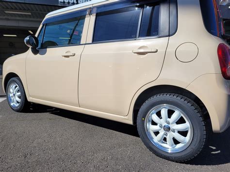 BEST写真館 スズキ ラパン HE S の HOT STUFF ホットスタッフ LaLaPalm ララパーム パールホワイト リムポリッシュ を表示 タイヤとアルミホイール