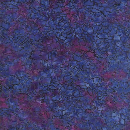 Malam Batiks New Peony Dark Purple Fabric Rjr Fabrics