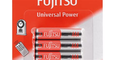 Fujitsu Universal Power Aaa Alkaline Battery 4pcs