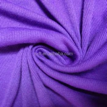 60 Polyester 35 Cotton 5 Spandex Knitting Tc Spandex Rib Fabric